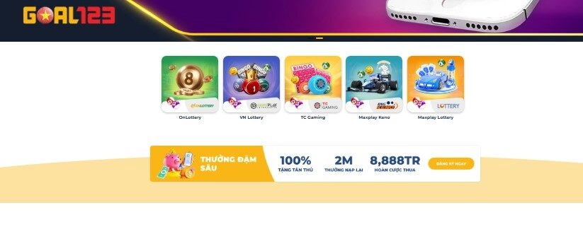 Goal123 45 Xổ số trực tuyến Goal123 với nhiều loại hình và tỷ lệ thưởng lên đến 1:99