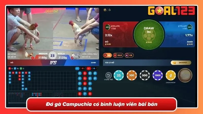 Đá Gà Campuchia - Nơi Hội Tụ Những Trận So Tài Mãn Nhãn 2026 3 Sở hữu đội ngũ bình luận viên chuyên nghiệp