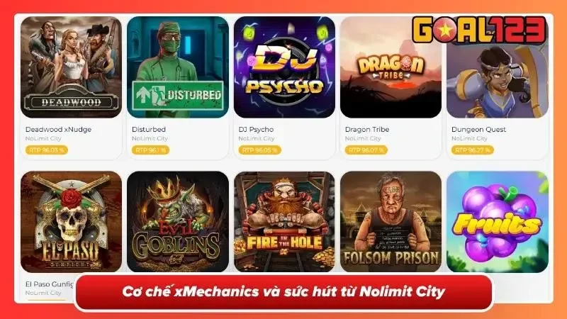 Nolimit City Tại Goal123 – Khám Phá Thế Giới Slot Hấp Dẫn 2 Tìm hiểu và khám phá các cơ chế tạo nên thương hiệu của Goal123