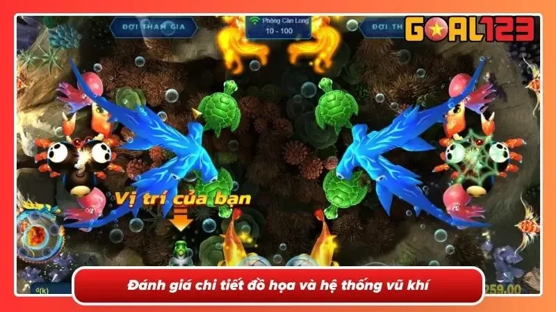 Thế Giới Bắn Cá Goal123 – Đỉnh Cao Săn Thưởng Mới Nhất 2026 2 khám phá đồ họa và kho vũ khí nổi bật