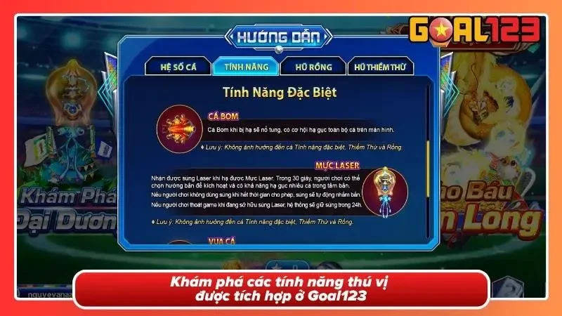 Vua Săn Cá Goal123 Siêu Phẩm Đổi Thưởng Cuốn Hút Nhất 2026 2 Bật mí 3 tính năng nhất định phải sử dụng trong săn cá